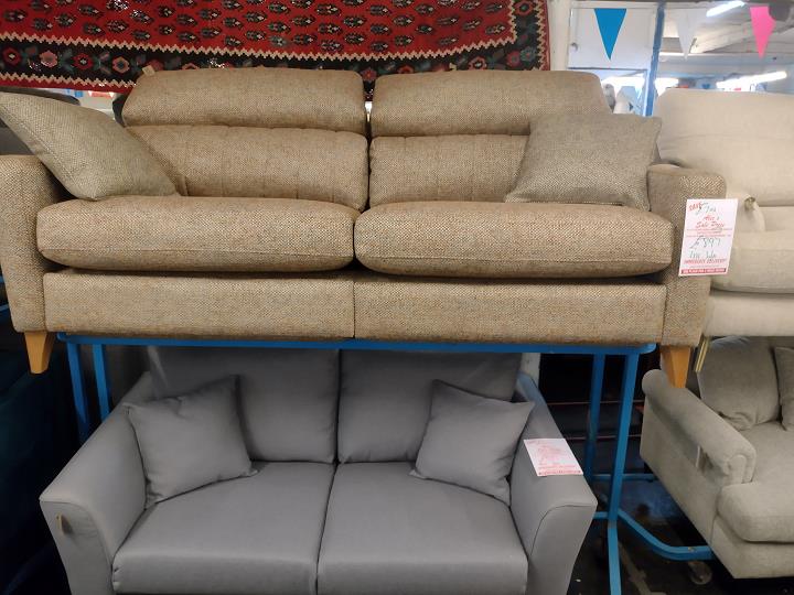 Sofa #9527 at Alec's clearance warehouse, Bolton