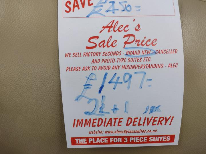 Sofa #9526 at Alec's clearance warehouse, Bolton