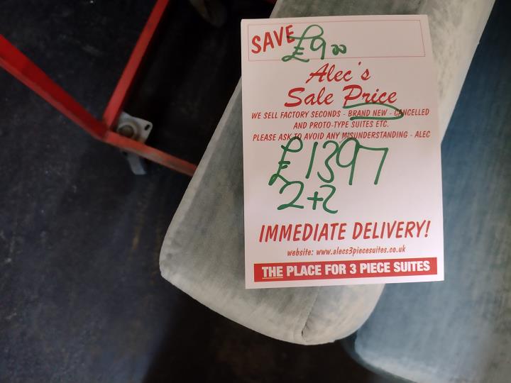 Sofa #9513 at Alec's clearance warehouse, Bolton