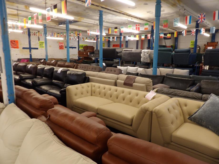 Sofa #6748 at Alec's clearance warehouse, Bolton