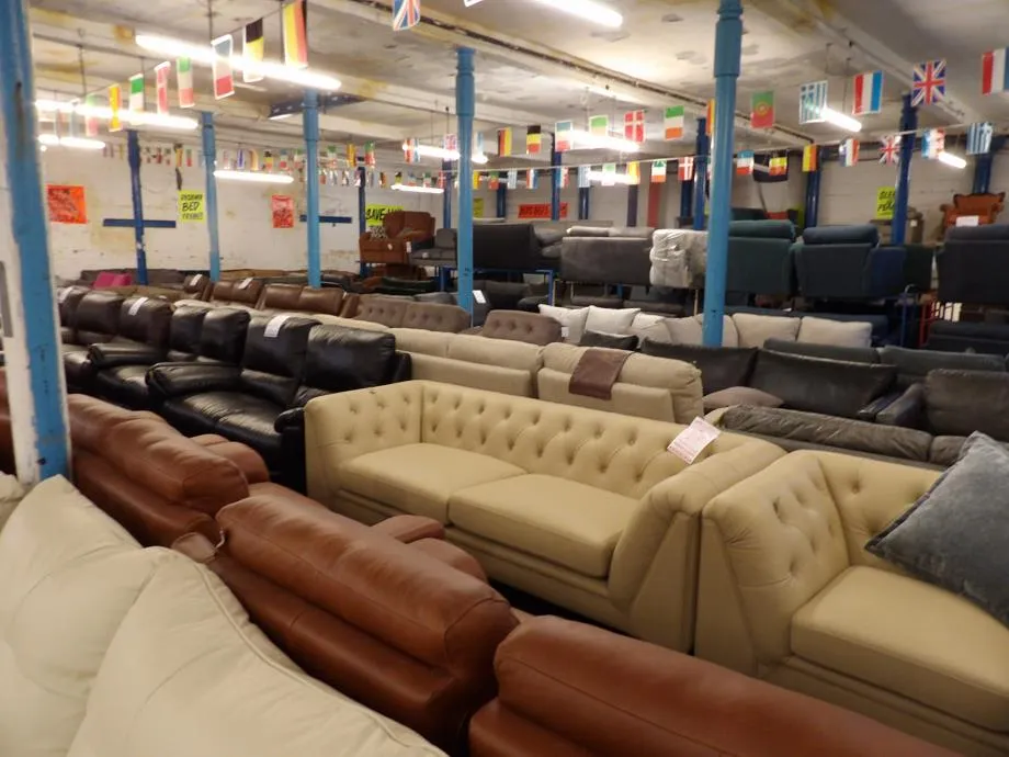 Sofa #6623 at Alec's clearance warehouse, Bolton