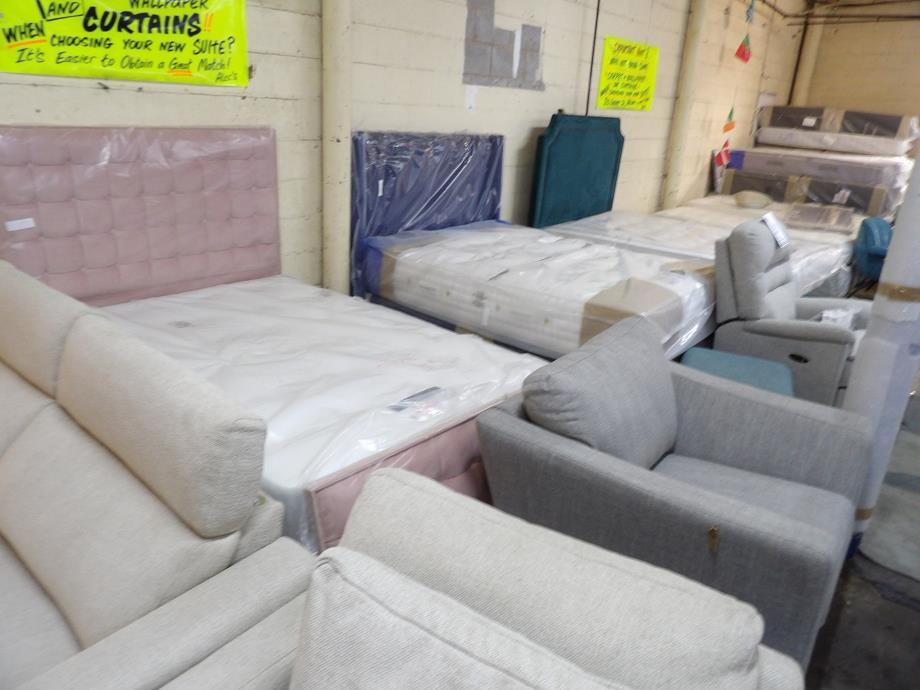 Sofa #6753 at Alec's clearance warehouse, Bolton