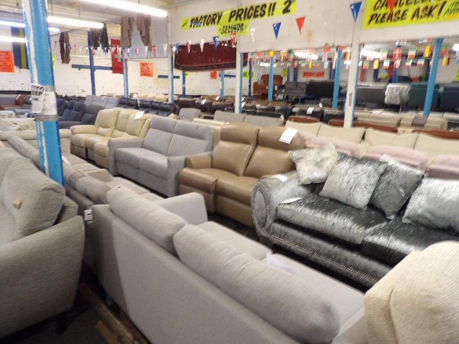Sofa #6734 at Alec's clearance warehouse, Bolton