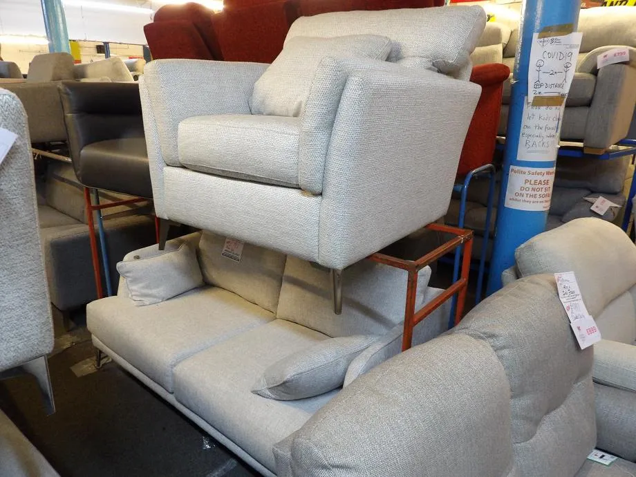 Sofa #6718 at Alec's clearance warehouse, Bolton