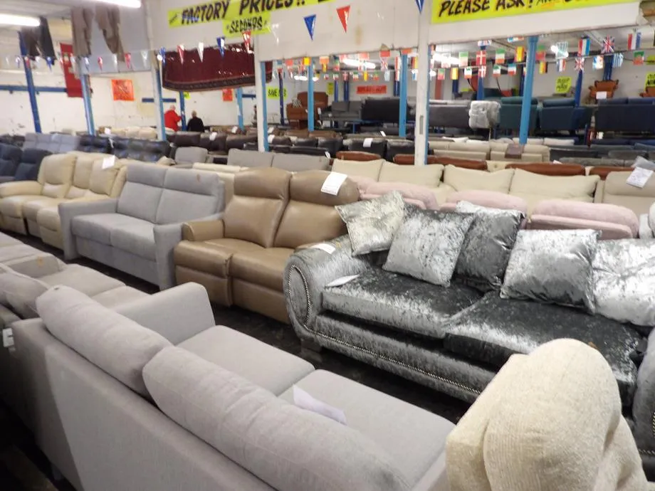 Sofa #6692 at Alec's clearance warehouse, Bolton
