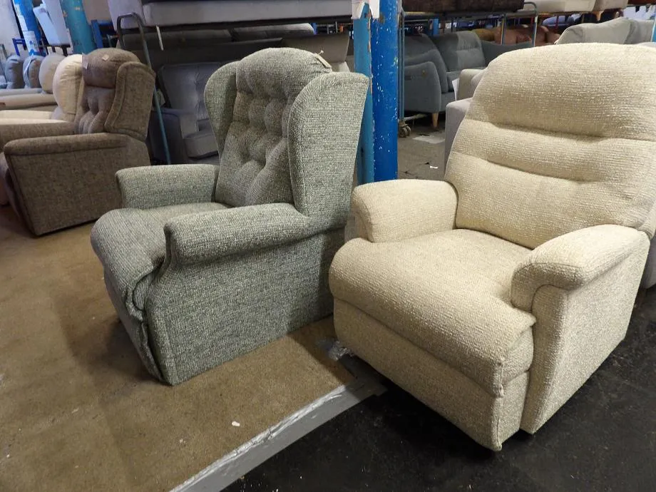 Sofa #6687 at Alec's clearance warehouse, Bolton