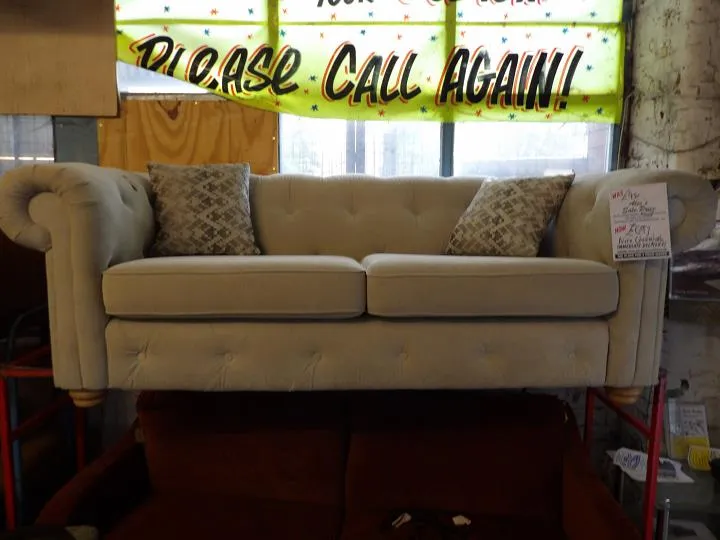 Sofa #6947 at Alec's clearance warehouse, Bolton