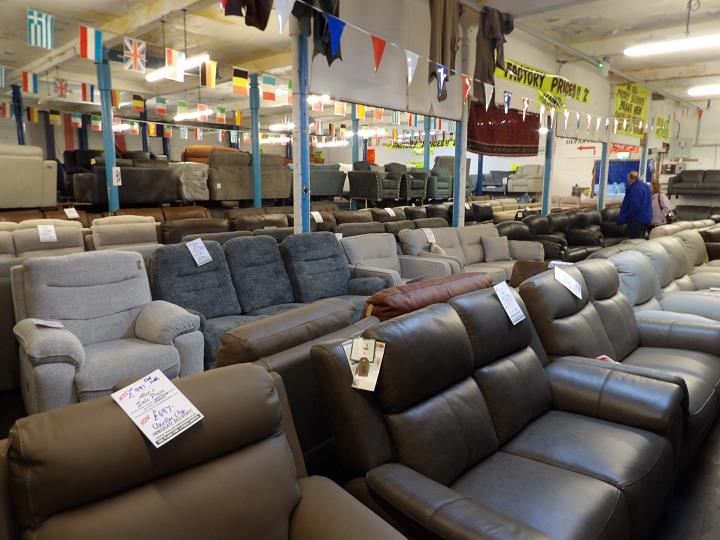 Sofa #7013 at Alec's clearance warehouse, Bolton