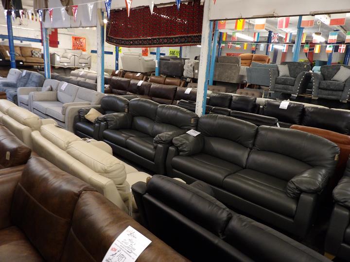 Sofa #6967 at Alec's clearance warehouse, Bolton