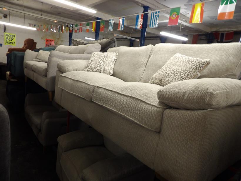 Sofa #7093 at Alec's clearance warehouse, Bolton