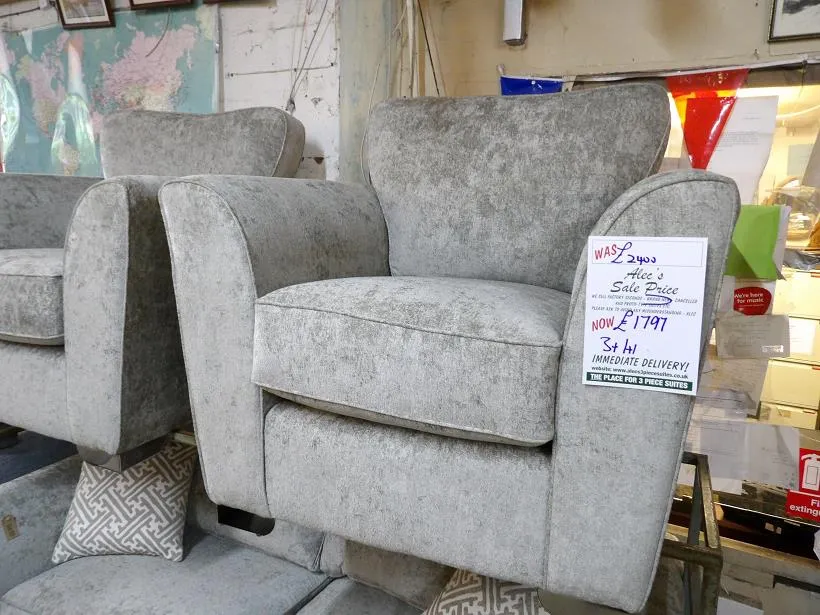 Sofa #7297 at Alec's clearance warehouse, Bolton