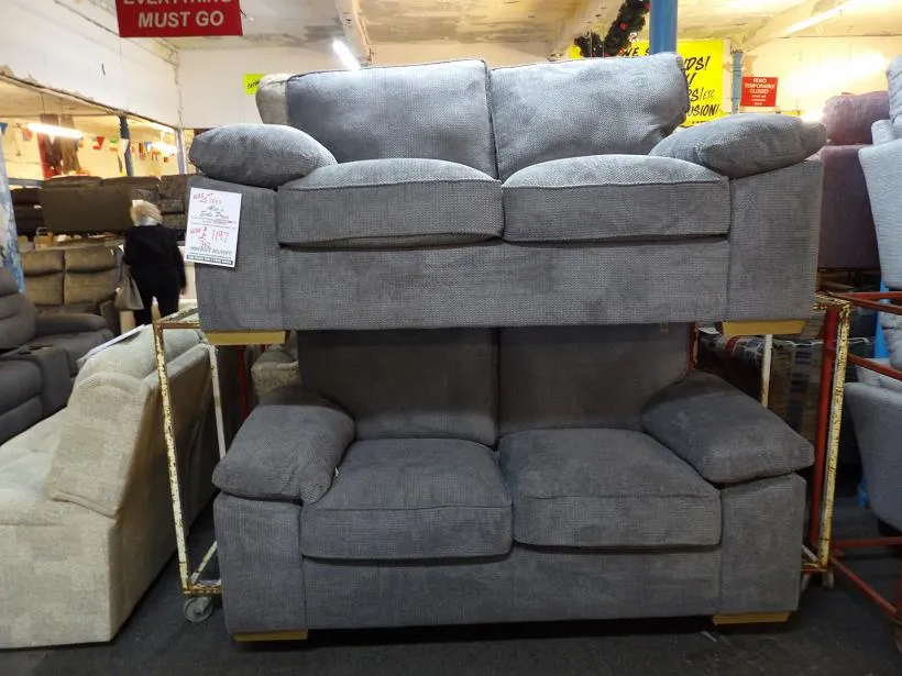 Sofa #7293 at Alec's clearance warehouse, Bolton