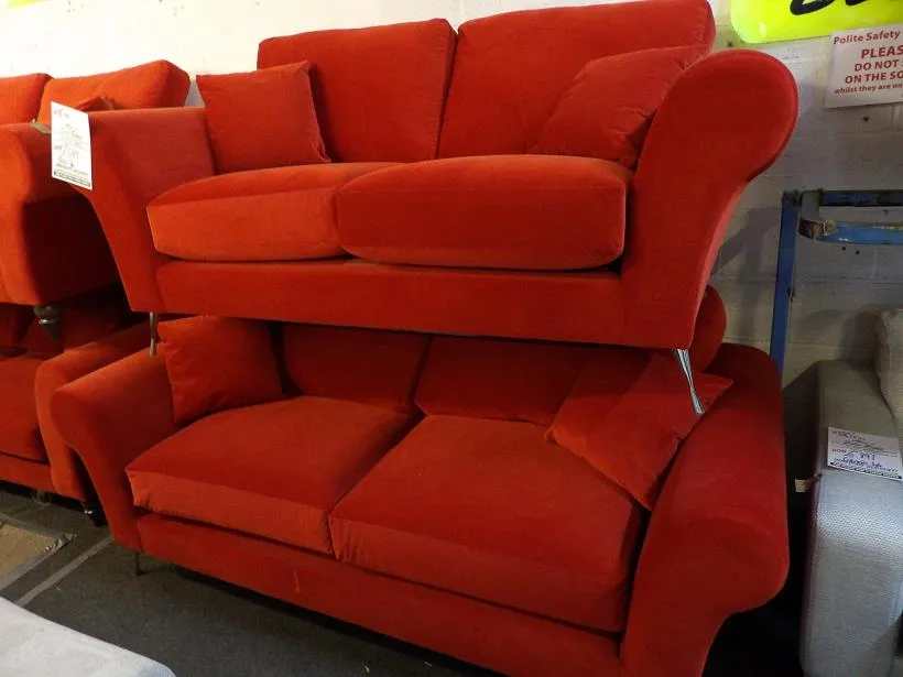 Sofa #7278 at Alec's clearance warehouse, Bolton