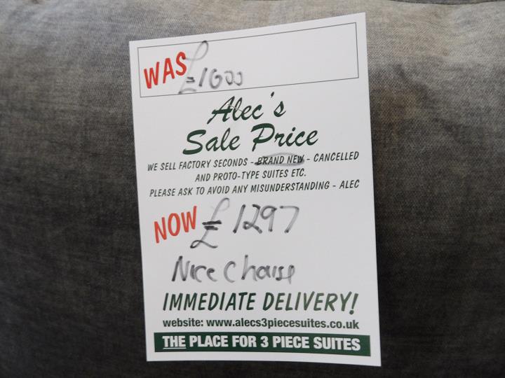 Sofa #7565 at Alec's clearance warehouse, Bolton
