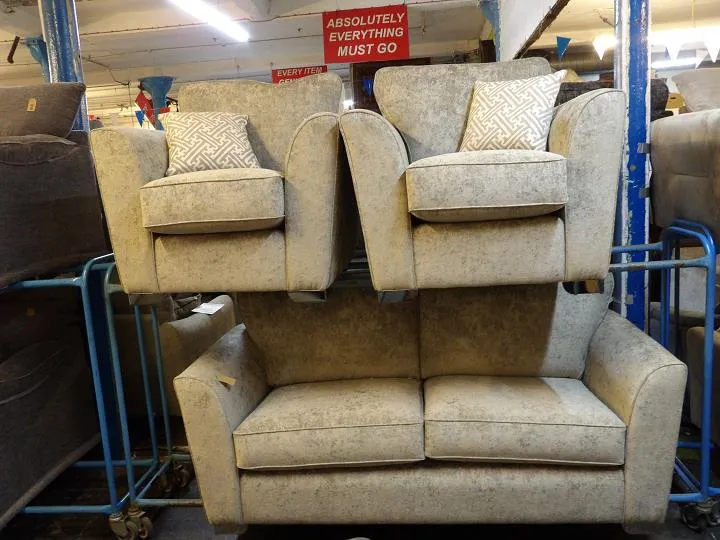 Sofa #7438 at Alec's clearance warehouse, Bolton