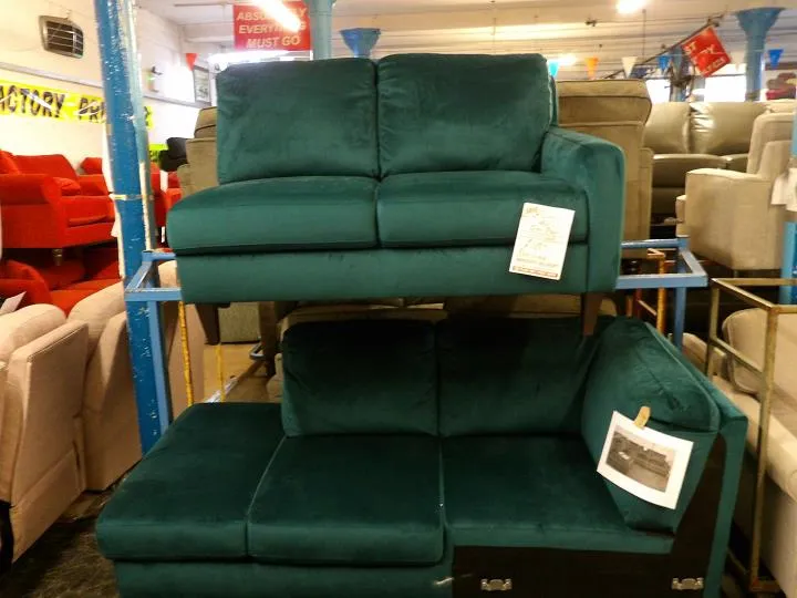 Sofa #7425 at Alec's clearance warehouse, Bolton