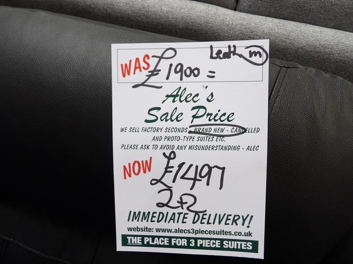 Sofa #7554 at Alec's clearance warehouse, Bolton