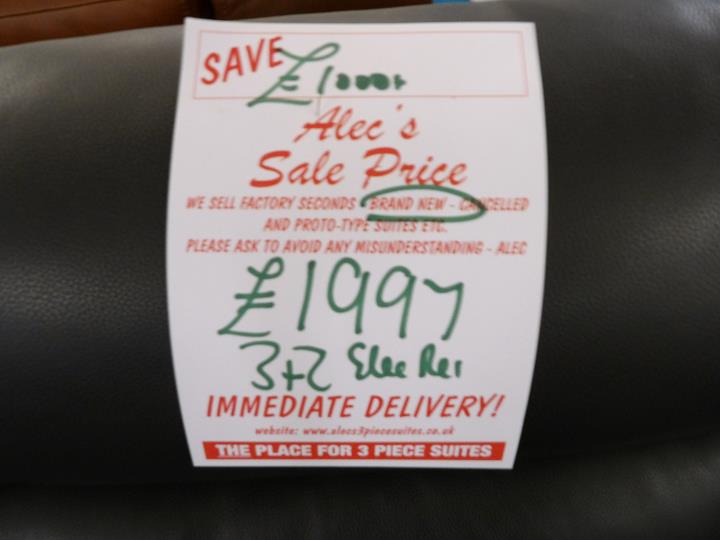 Sofa #7545 at Alec's clearance warehouse, Bolton