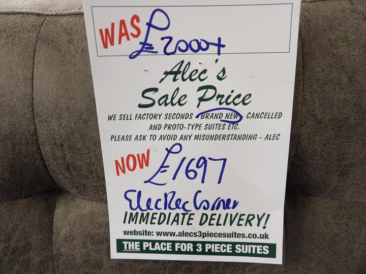 Sofa #7506 at Alec's clearance warehouse, Bolton