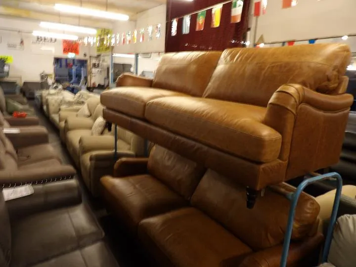 Sofa #7363 at Alec's clearance warehouse, Bolton
