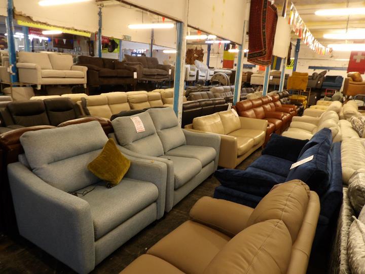 Sofa #7494 at Alec's clearance warehouse, Bolton