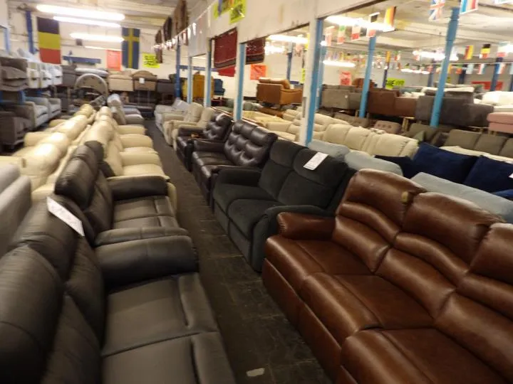 Sofa #7350 at Alec's clearance warehouse, Bolton
