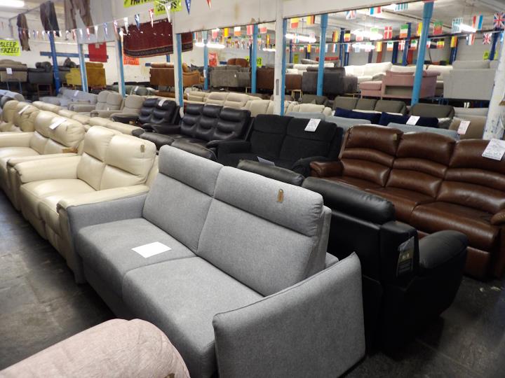 Sofa #7498 at Alec's clearance warehouse, Bolton