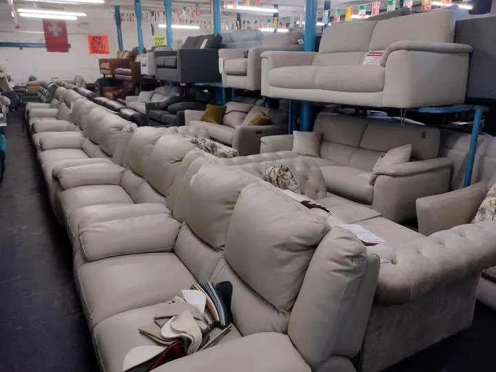 Sofa #10038 at Alec's clearance warehouse, Bolton