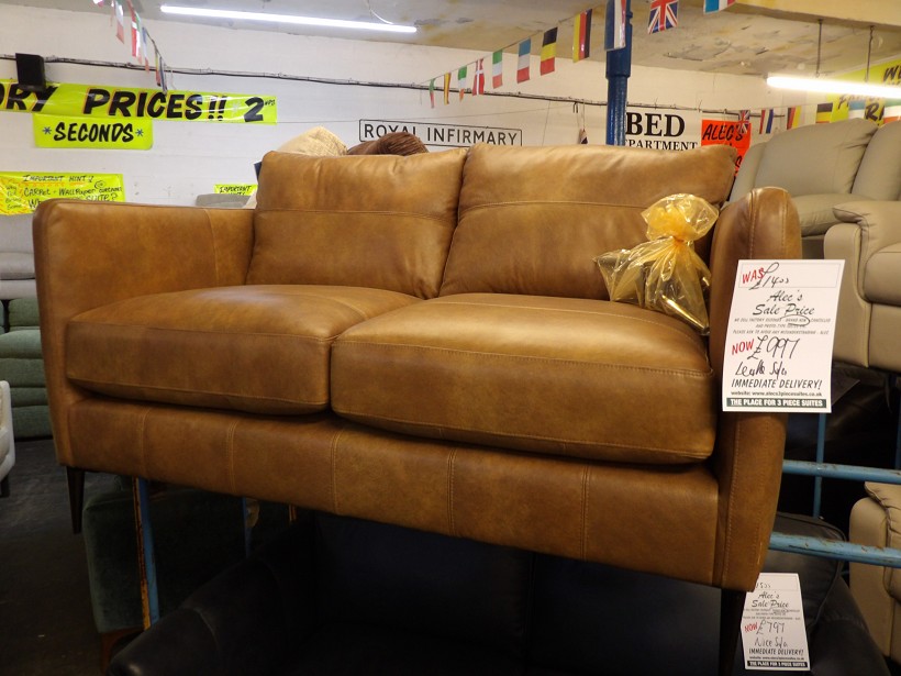 Sofa #1573 at Alec's clearance warehouse, Bolton