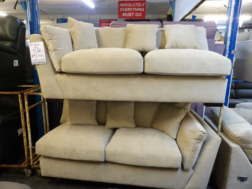 Sofa #1606 at Alec's clearance warehouse, Bolton