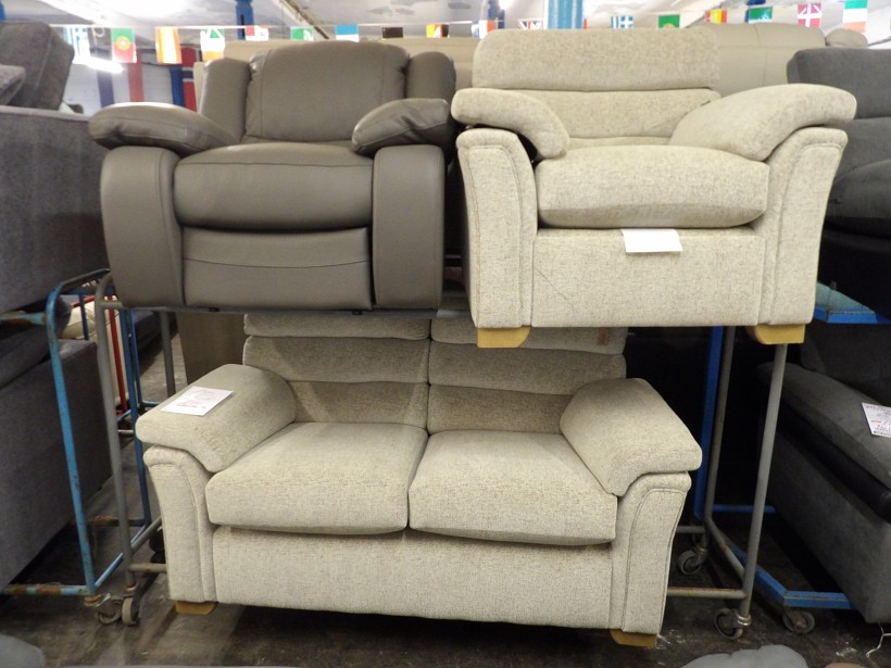 Sofa #1644 at Alec's clearance warehouse, Bolton