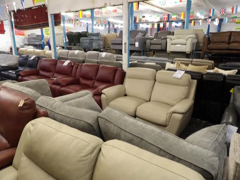 Sofa #5088 at Alec's clearance warehouse, Bolton