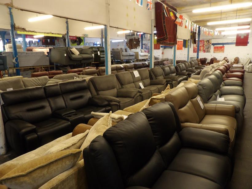 Sofa #5021 at Alec's clearance warehouse, Bolton