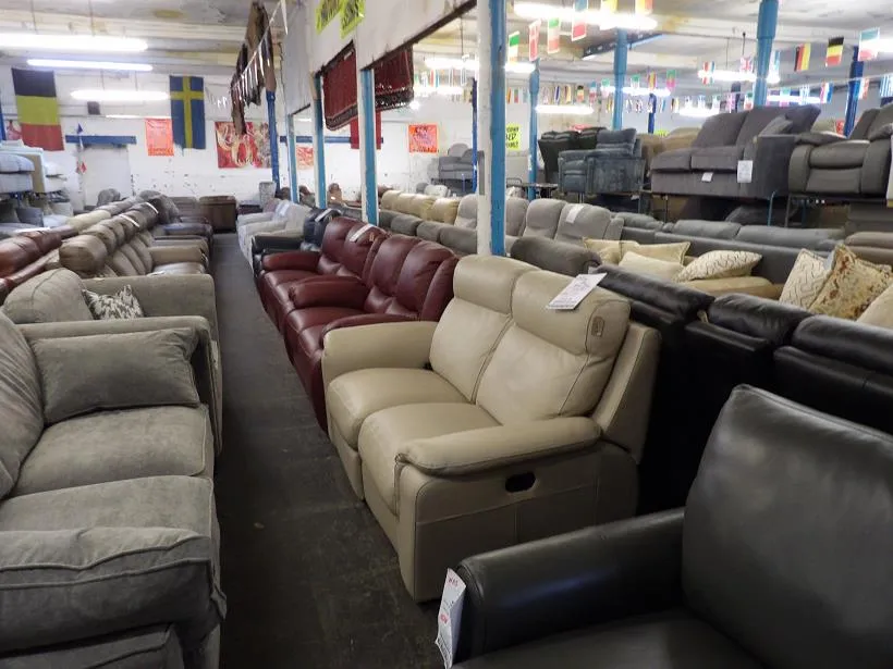 Sofa #5125 at Alec's clearance warehouse, Bolton