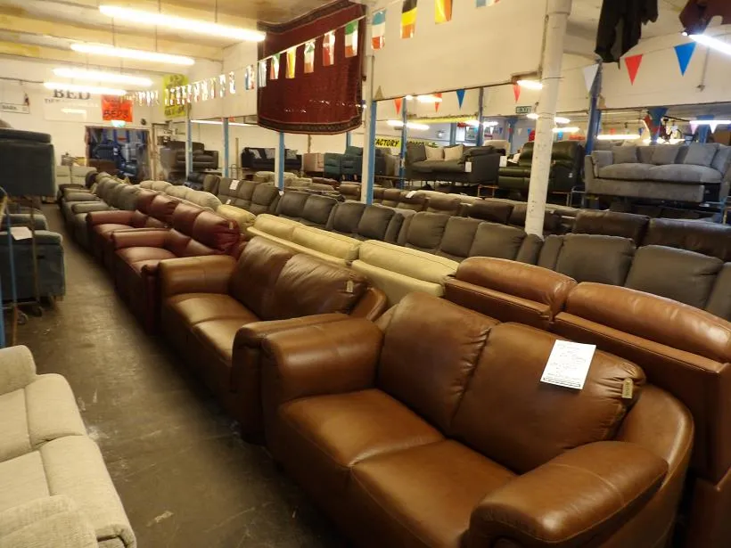Sofa #5136 at Alec's clearance warehouse, Bolton
