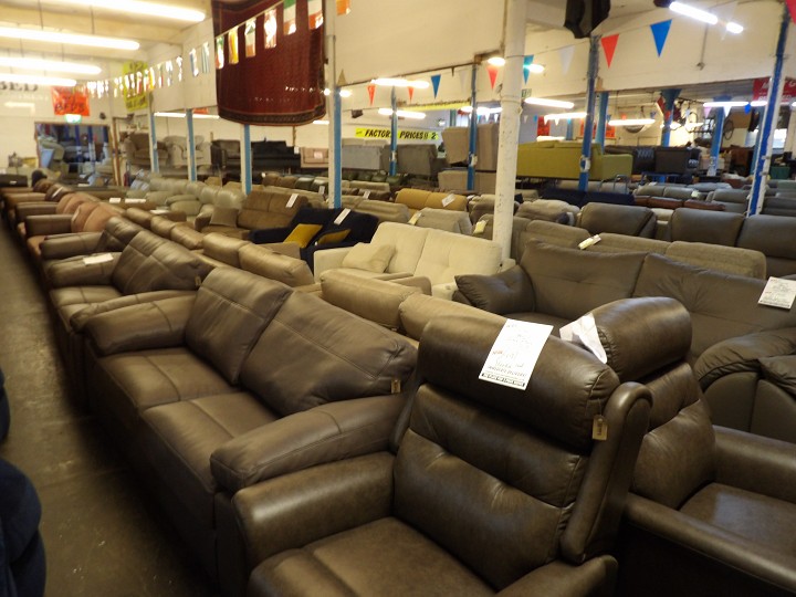 Sofa #4236 at Alec's clearance warehouse, Bolton