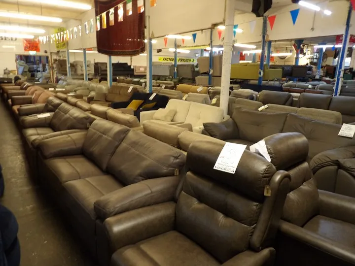 Sofa #4112 at Alec's clearance warehouse, Bolton