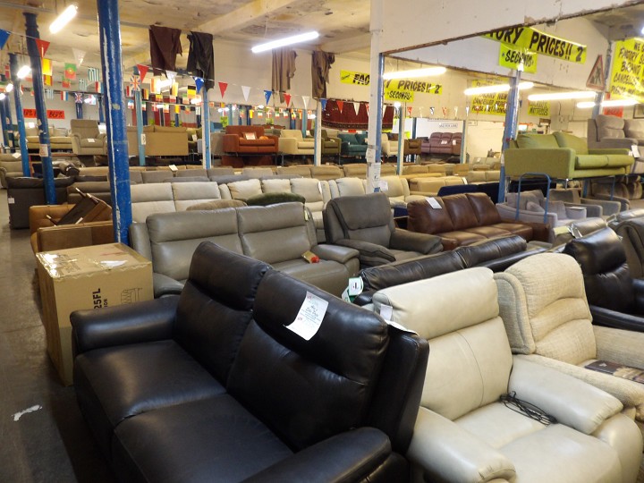 Sofa #4328 at Alec's clearance warehouse, Bolton