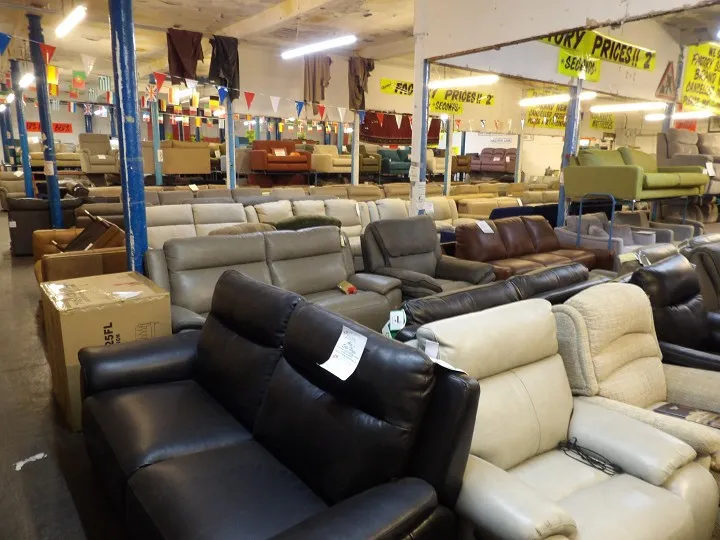 Sofa #4203 at Alec's clearance warehouse, Bolton