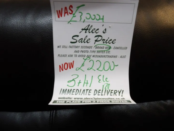 Sofa #4195 at Alec's clearance warehouse, Bolton