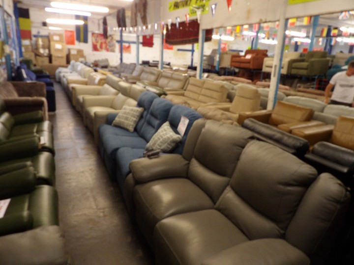 Sofa #4286 at Alec's clearance warehouse, Bolton