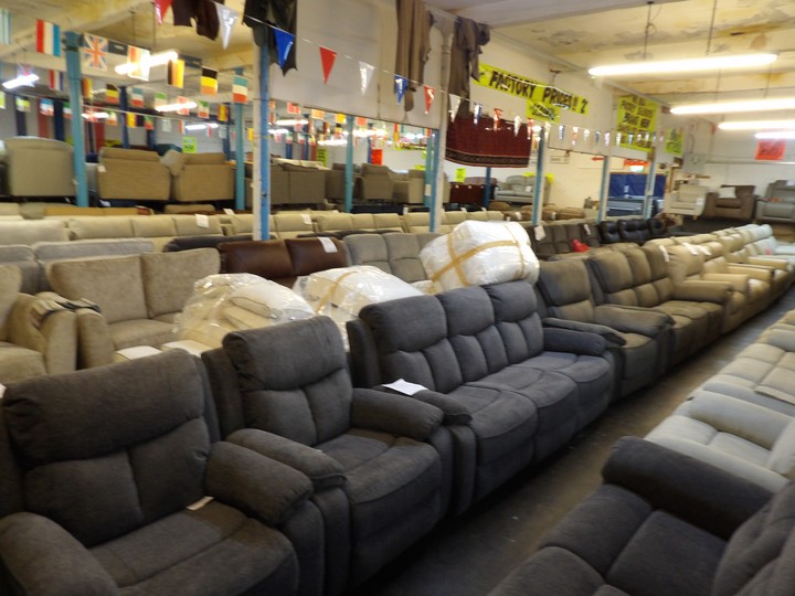 Sofa #2747 at Alec's clearance warehouse, Bolton