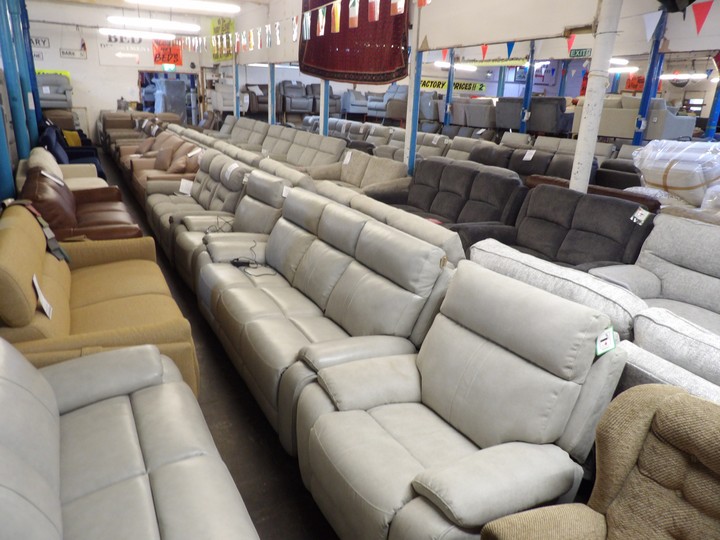 Sofa #2696 at Alec's clearance warehouse, Bolton