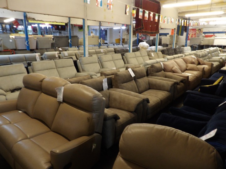 Sofa #2648 at Alec's clearance warehouse, Bolton