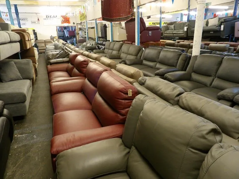 Sofa #5840 at Alec's clearance warehouse, Bolton