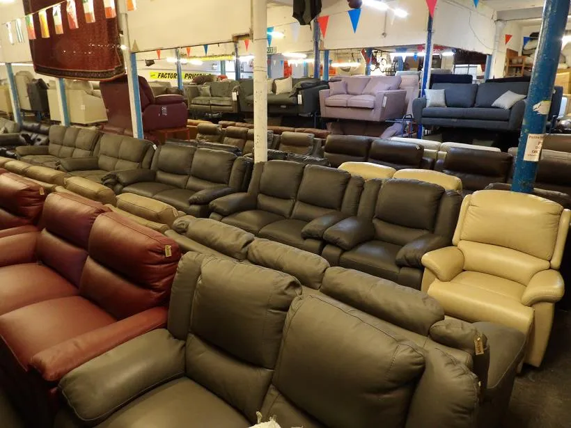 Sofa #5838 at Alec's clearance warehouse, Bolton