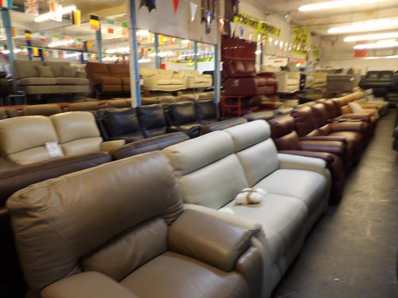 Sofa #6074 at Alec's clearance warehouse, Bolton