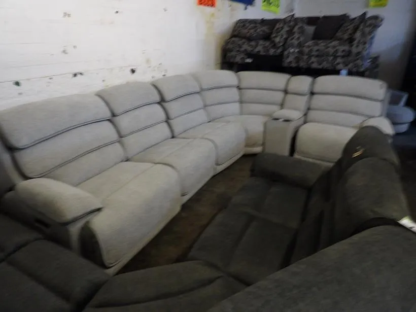 Sofa #5881 at Alec's clearance warehouse, Bolton