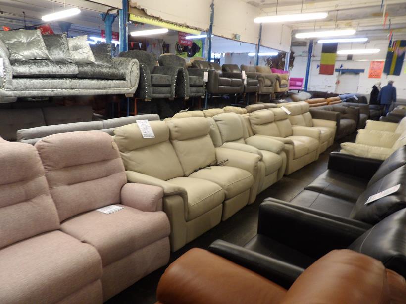 Sofa #6346 at Alec's clearance warehouse, Bolton