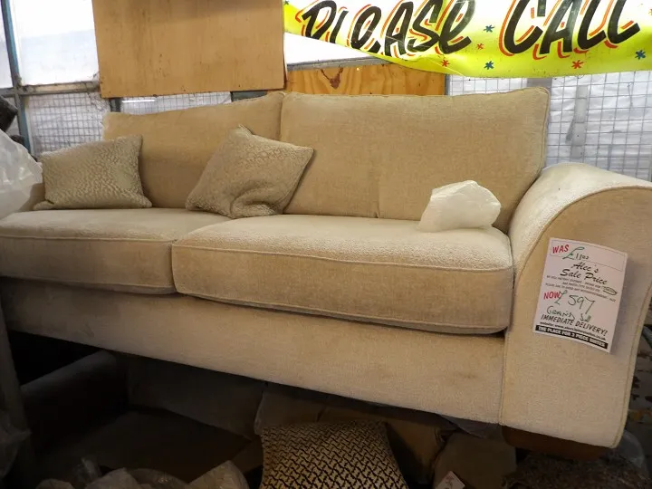 Sofa #4452 at Alec's clearance warehouse, Bolton